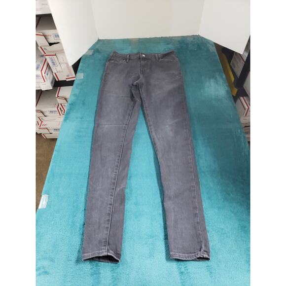 Levis 720 Jeans Size 28 Womens Black Stretch Pants Denim High Rise Skinny - Picture 1 of 15